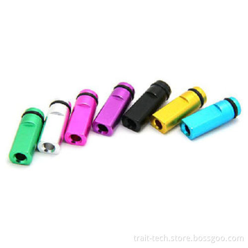 Wholesale price and good quality metal oblate drip tip for e cigarette atomizer